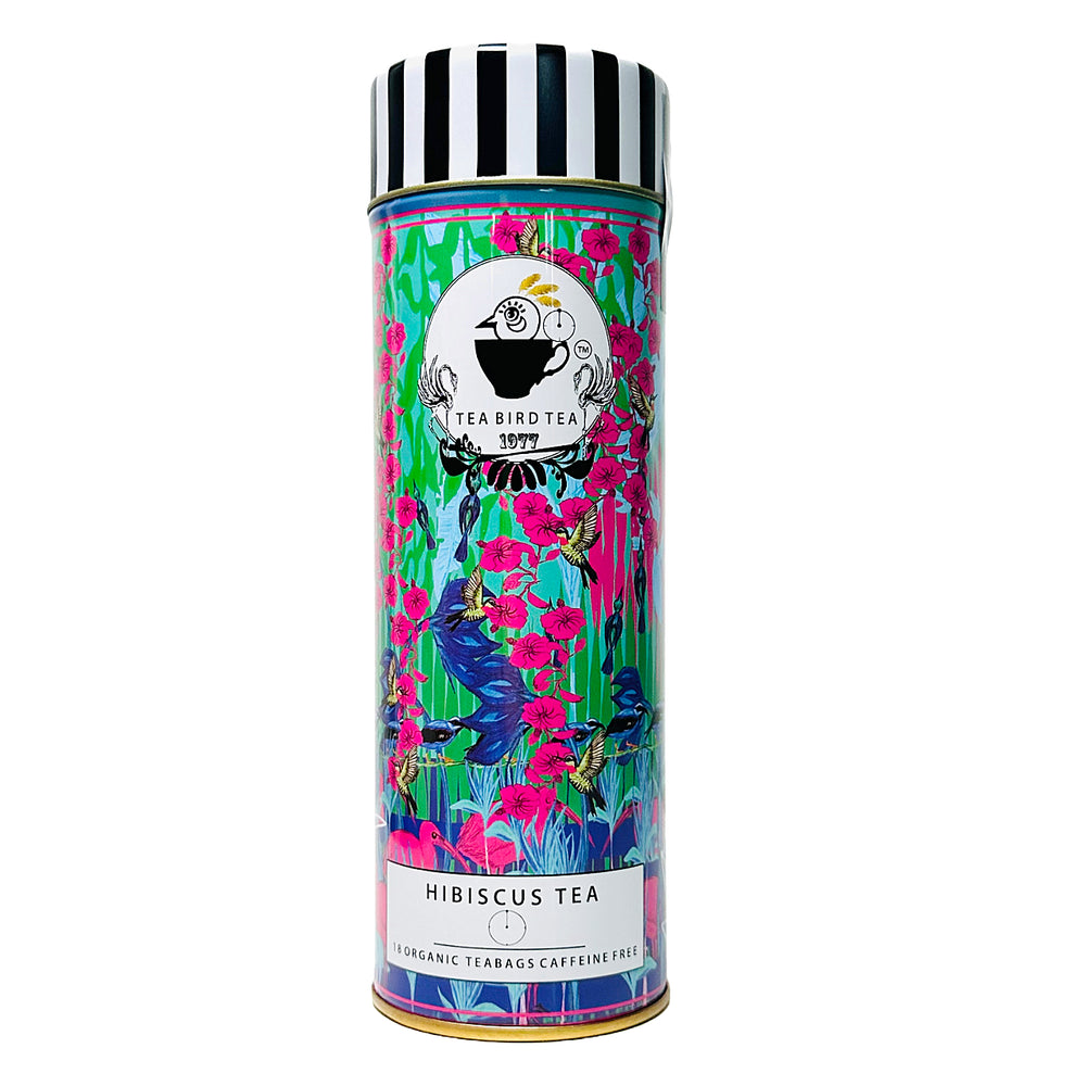 Organic Hibiscus Deluxe Tin 18 Teabags